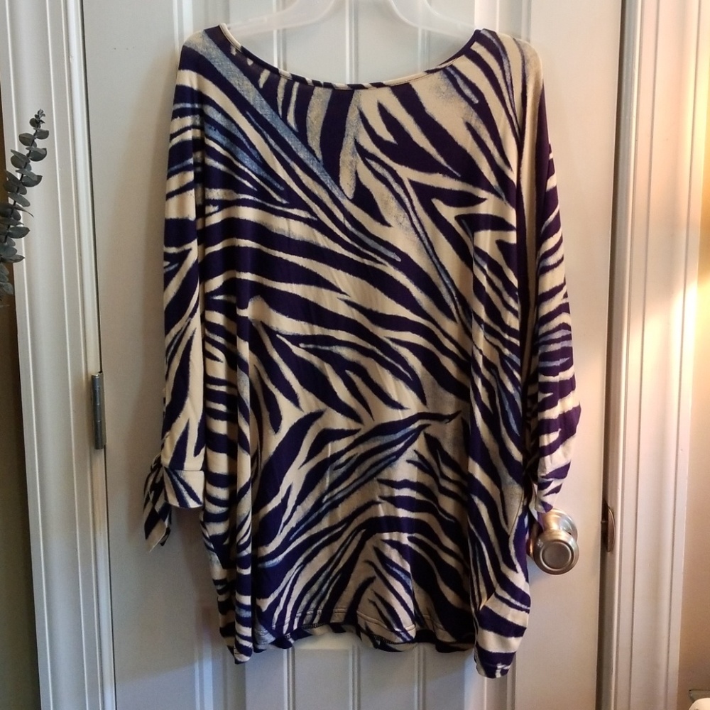 Chaps quarter sleeve knit shirt